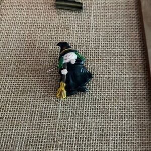 Vintage S Lehman Fun World Division Witch Pin